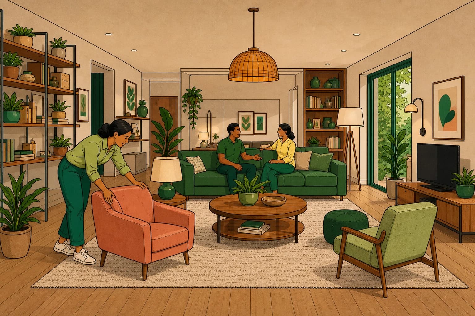 Modern Living Room Ideas You Can Test with AI